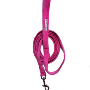 Smycz aksamitna fuksja