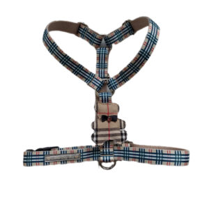 Szelki guard Tofi beżowa kratka misiu