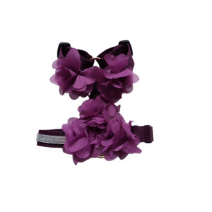 Szelki guard kwiatuszki fioletowe