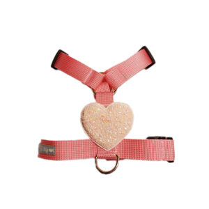 Szelki guard serduszko różowe