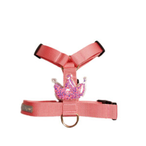 Szelki guard różowe korona