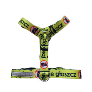 Szelki guard nie głaszcz neon