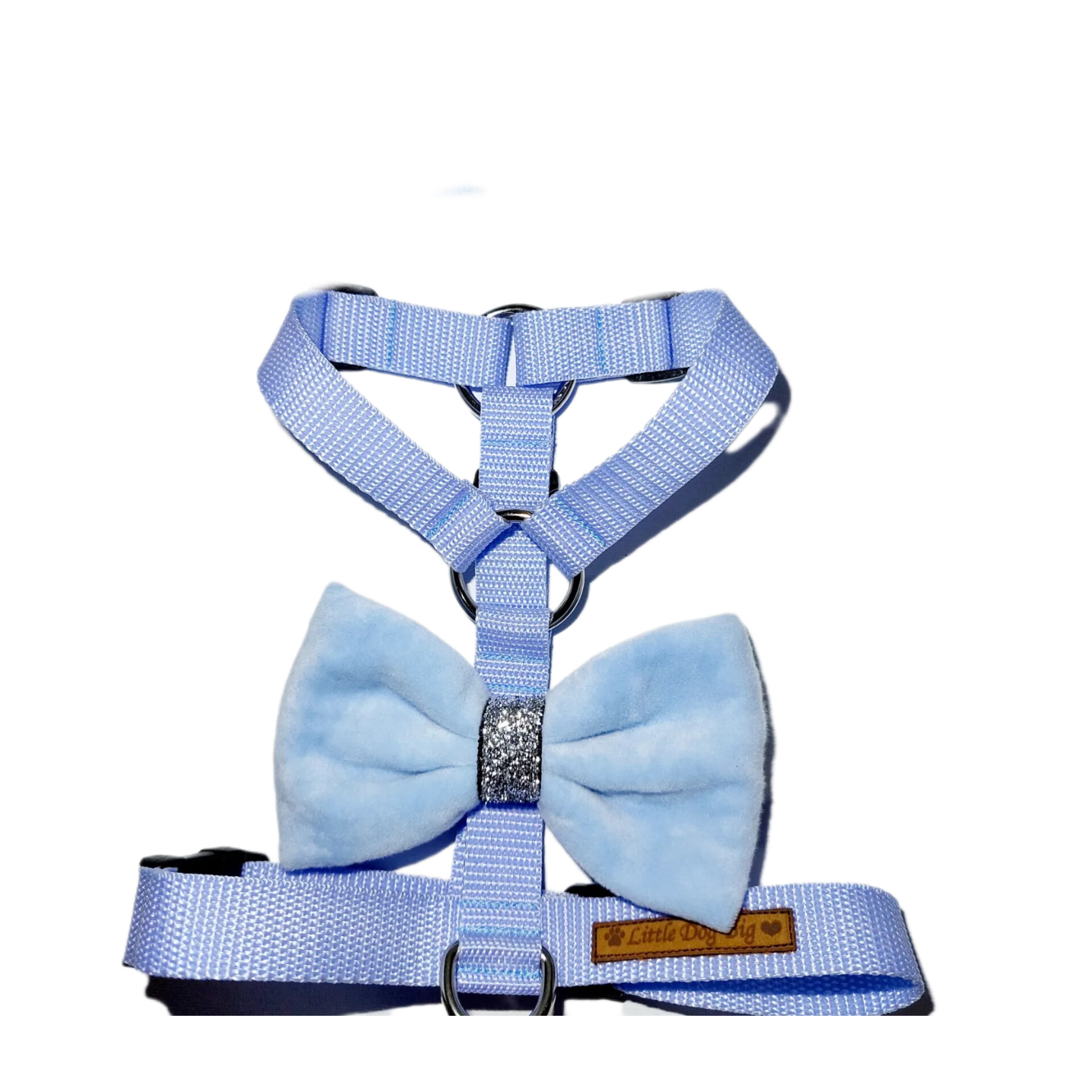 Szelki guard niebeskie z kokardką