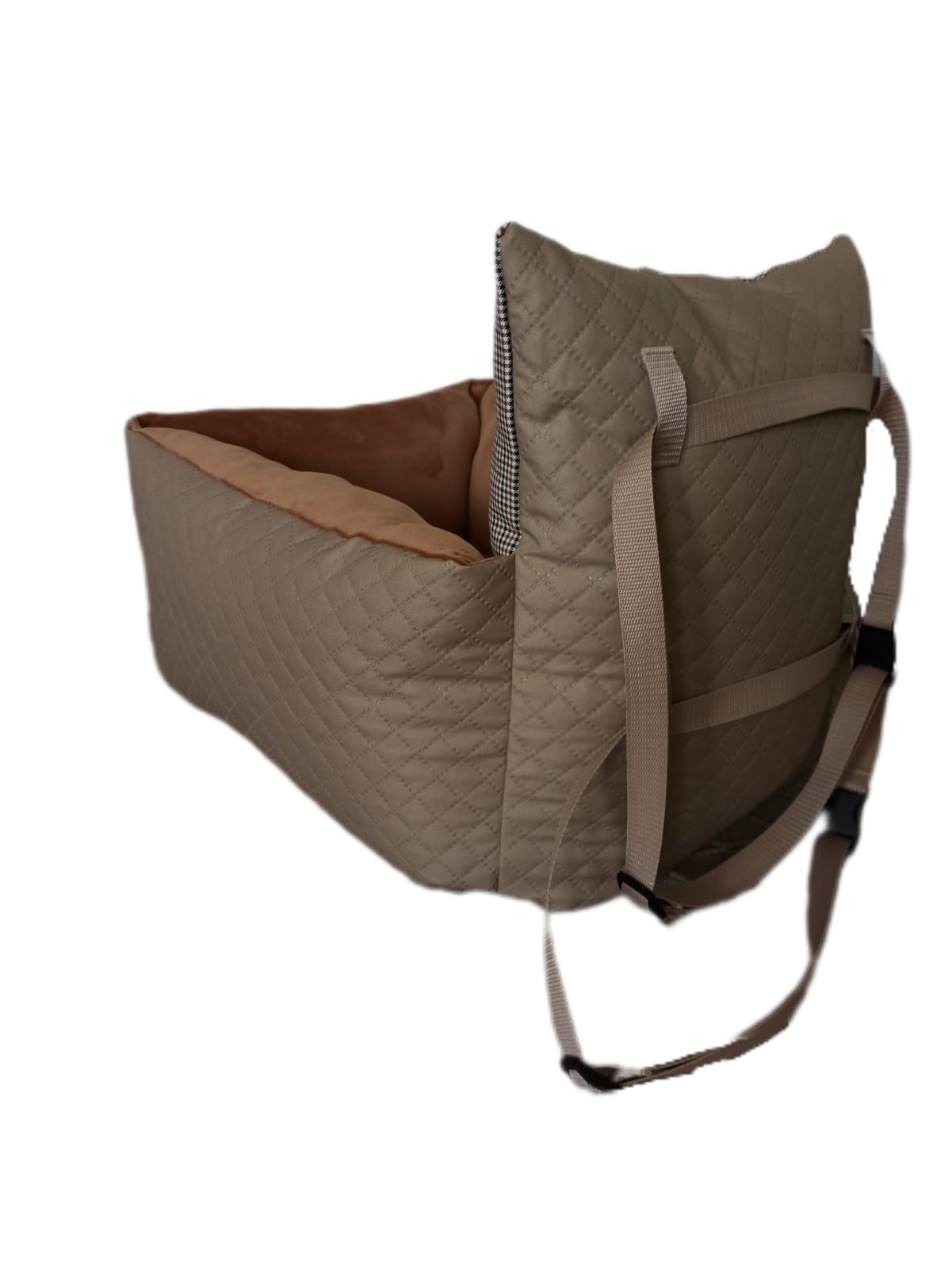 Fotel samochodowy Camel beżowy - obrazek 3