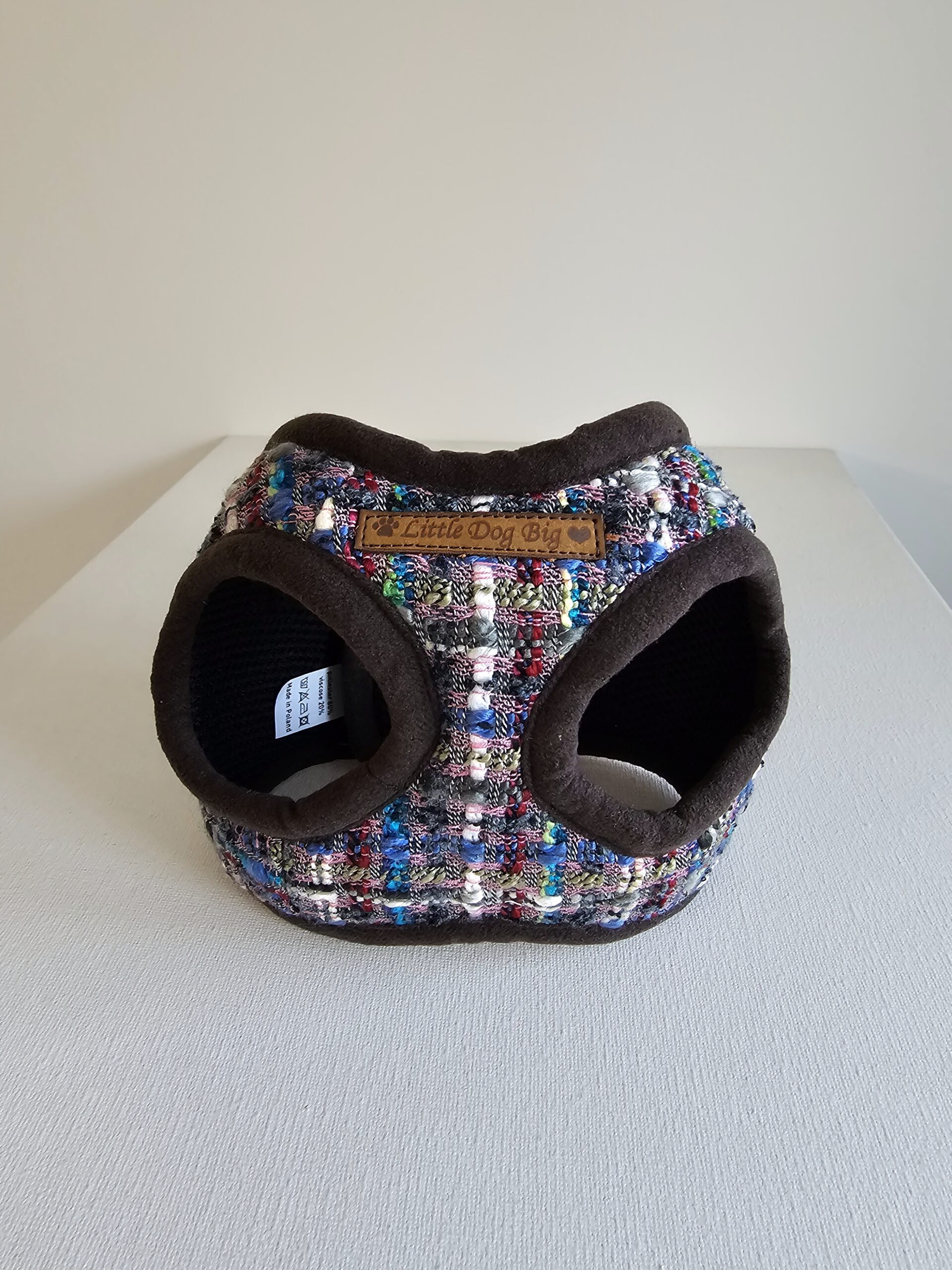 Szelki tweed z guzikami - obrazek 4